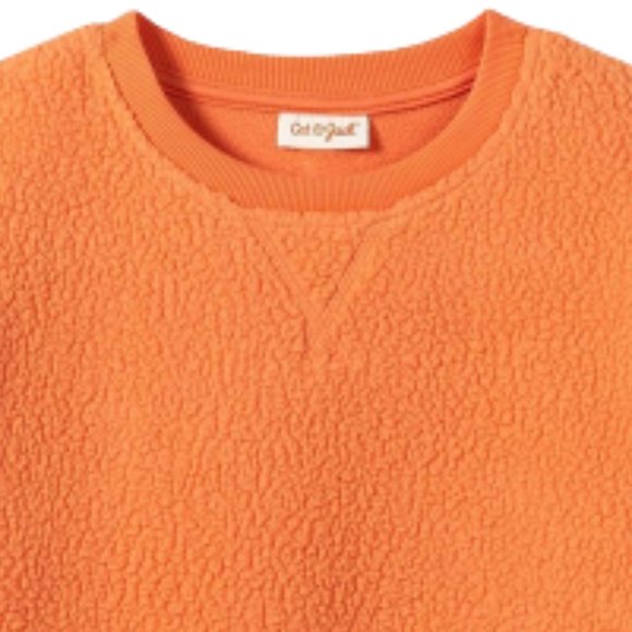 NWT Kids' Micro Fleece Crewneck Sweatshirt - Cat & Jack - XL/L - Picture 2 of 4